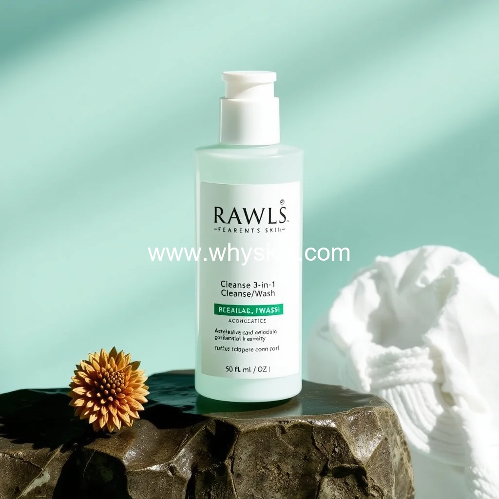 You are currently viewing Radiant skin unveiled: introducing rawls’ 3-in-1 cleanse, wash