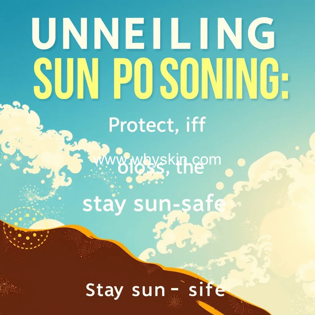 Read more about the article Unveiling sun poisoning: protect your skin, stay sun-safe

this title