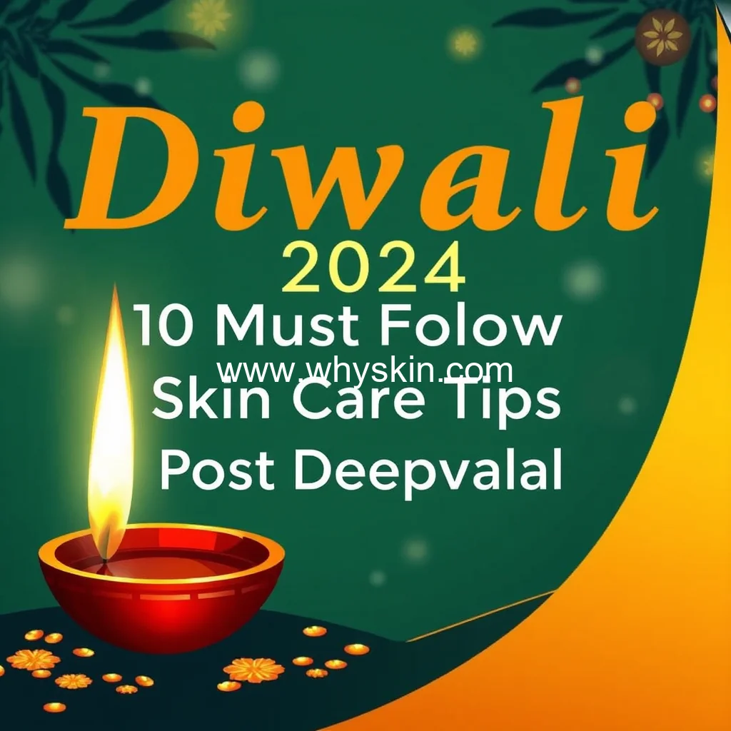 You are currently viewing Diwali 2024 : 10 Must  Follow Skin Care Tips Post Deepavali