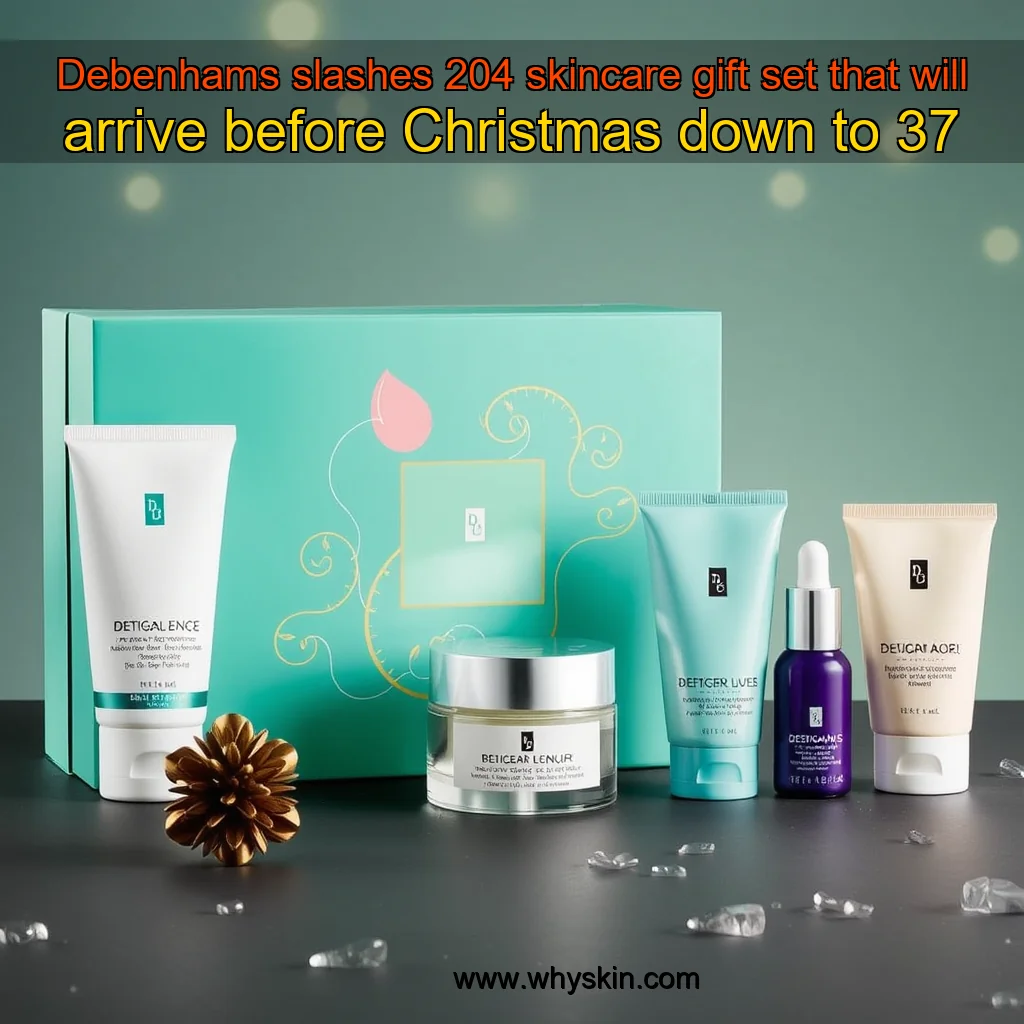 You are currently viewing Debenhams slashes 204 skincare gift set that will arrive before Christmas down to 37