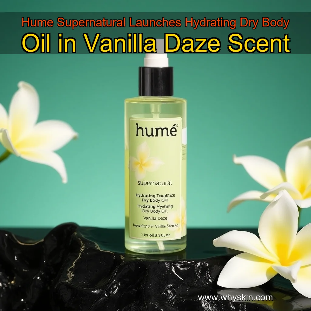 Read more about the article Hume Supernatural Launches Hydrating Dry Body Oil in Vanilla Daze Scent