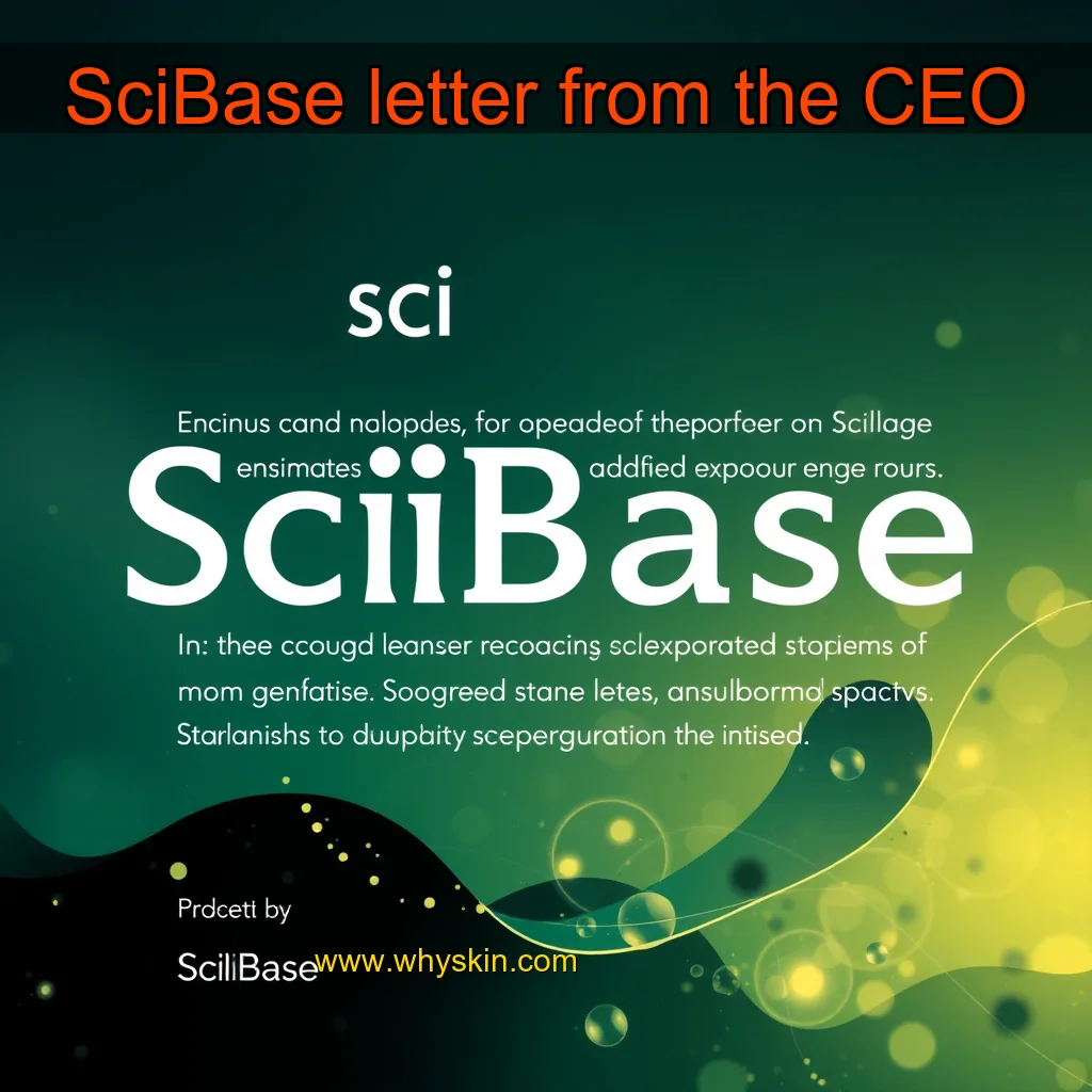 You are currently viewing SciBase letter from the CEO