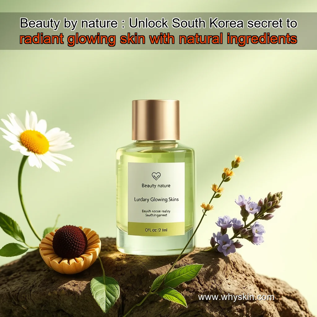 You are currently viewing Beauty by nature : Unlock South Korea secret to radiant  glowing skin with natural ingredients