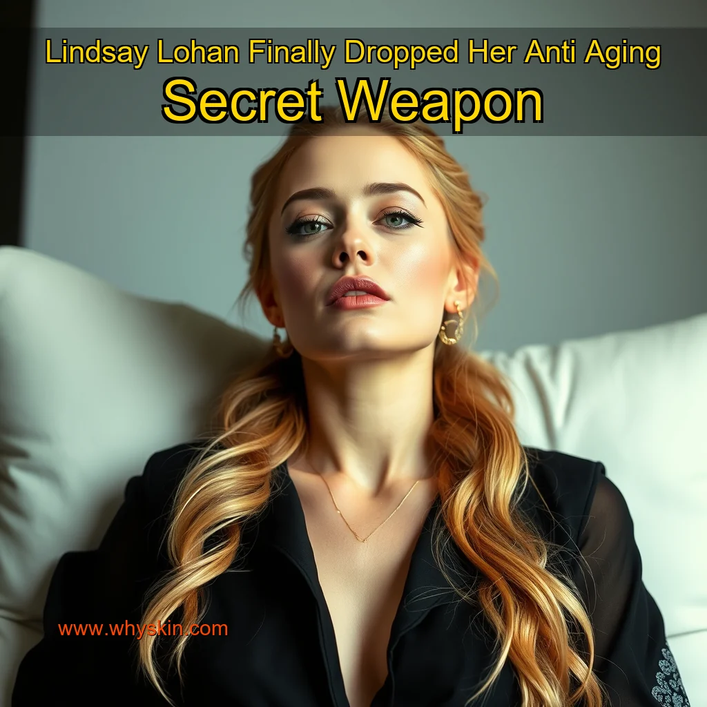 Read more about the article Lindsay Lohan Finally Dropped Her Anti  Aging Secret Weapon