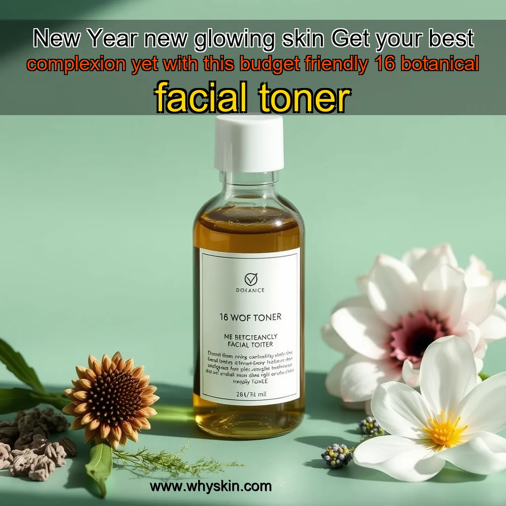 You are currently viewing New Year  new glowing skin  Get your best complexion yet with this budget  friendly 16 botanical facial toner