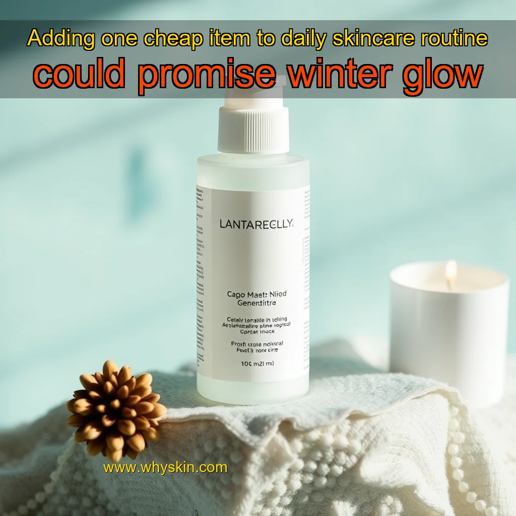 You are currently viewing Adding one cheap item to daily skincare routine could promise winter glow
