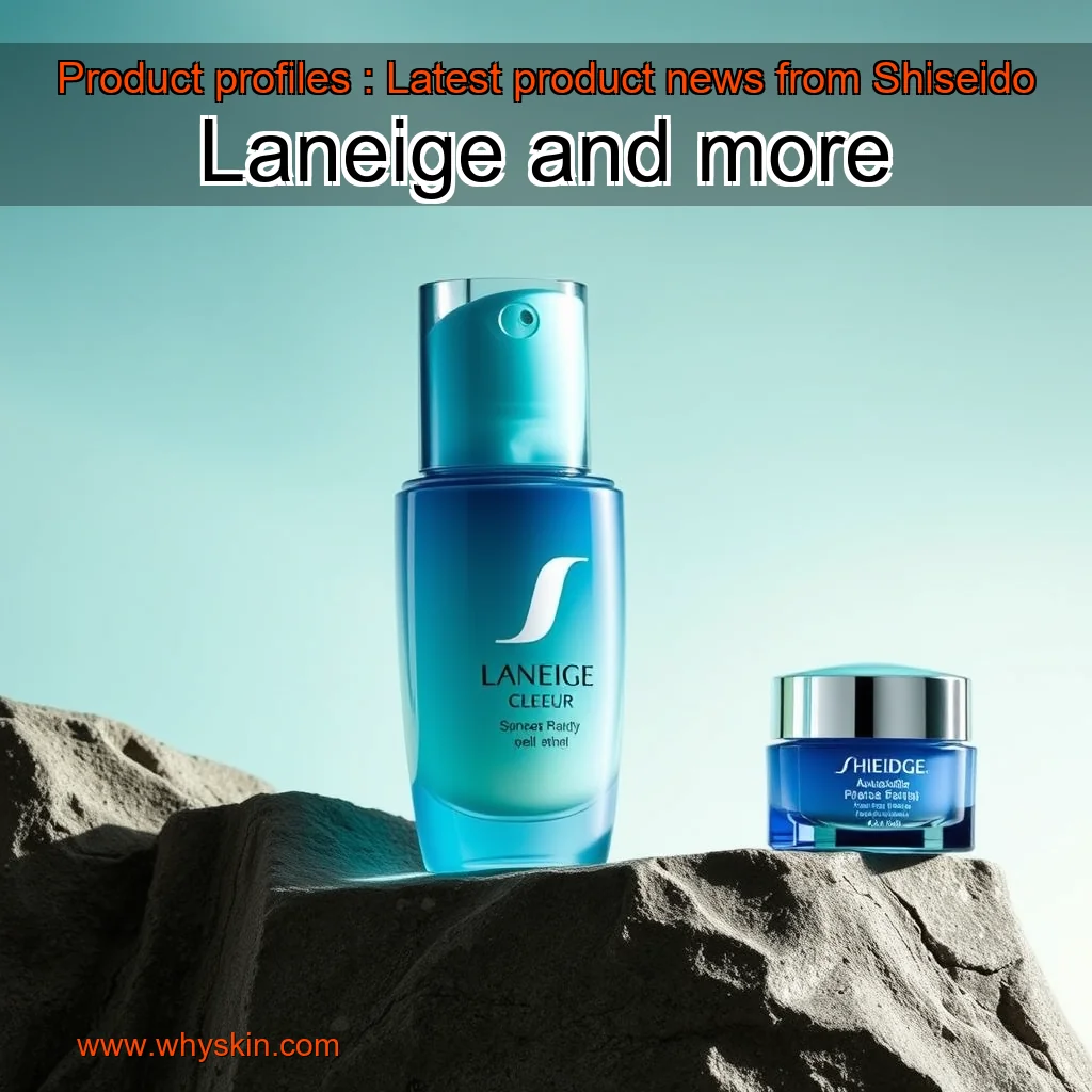 Read more about the article Product profiles : Latest product news from Shiseido  Laneige  and more