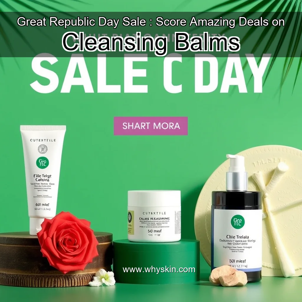 Read more about the article Great Republic Day Sale : Score Amazing Deals on Cleansing Balms