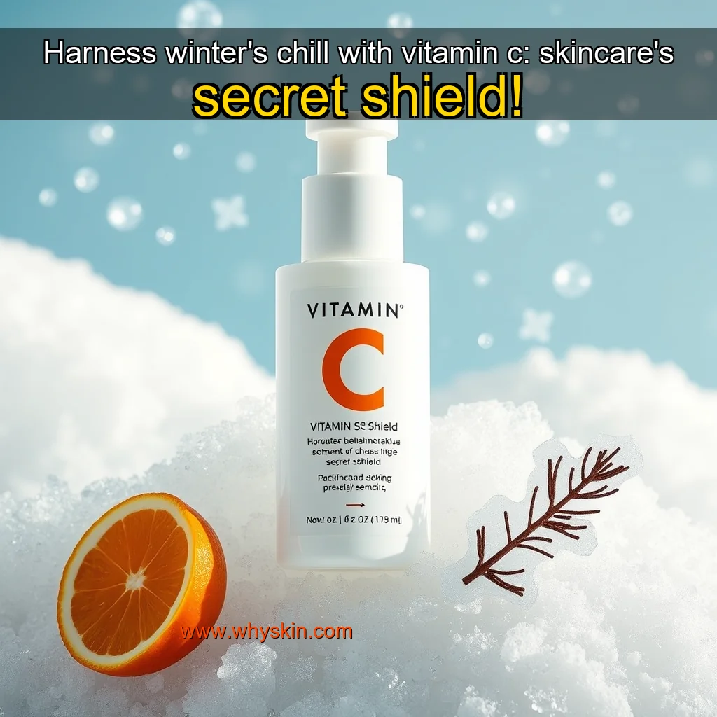 You are currently viewing Harness winter’s chill with vitamin c: skincare’s secret shield!