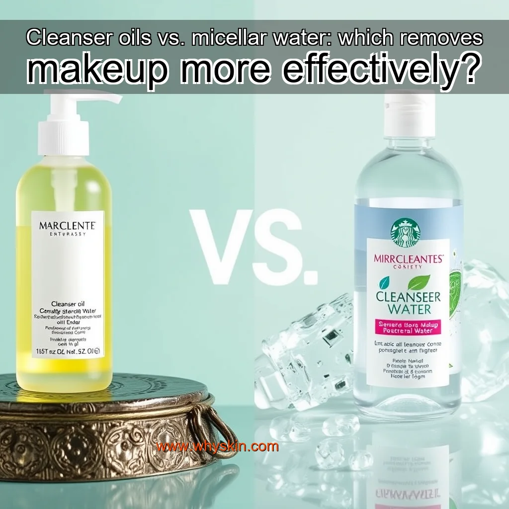 Read more about the article Cleanser oils vs. micellar water: which removes makeup more effectively?