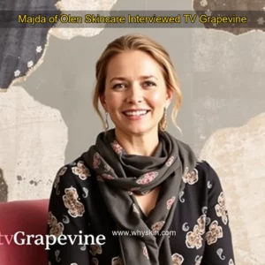 Read more about the article Majda of Olen Skincare Interviewed  TV Grapevine