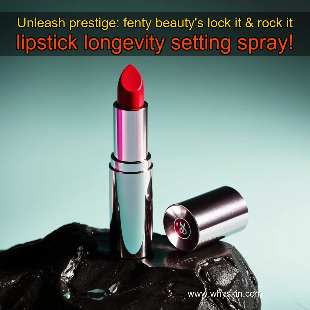 Read more about the article Unleash prestige: fenty beauty’s lock it & rock it lipstick longevity setting spray!