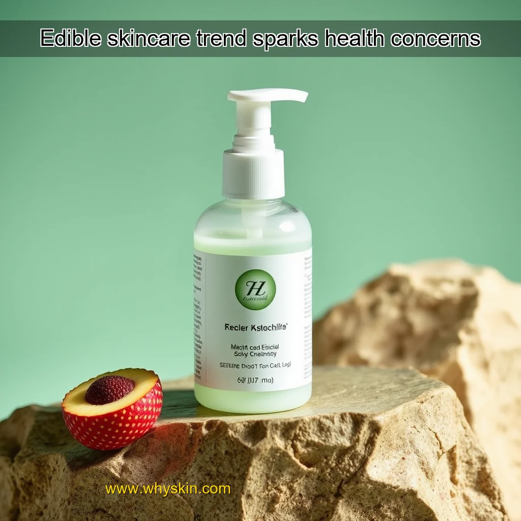 You are currently viewing Edible skincare trend sparks health concerns