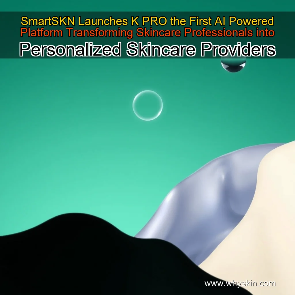 Read more about the article SmartSKN Launches K  PRO  the First AI  Powered Platform Transforming Skincare Professionals into Personalized Skincare Providers