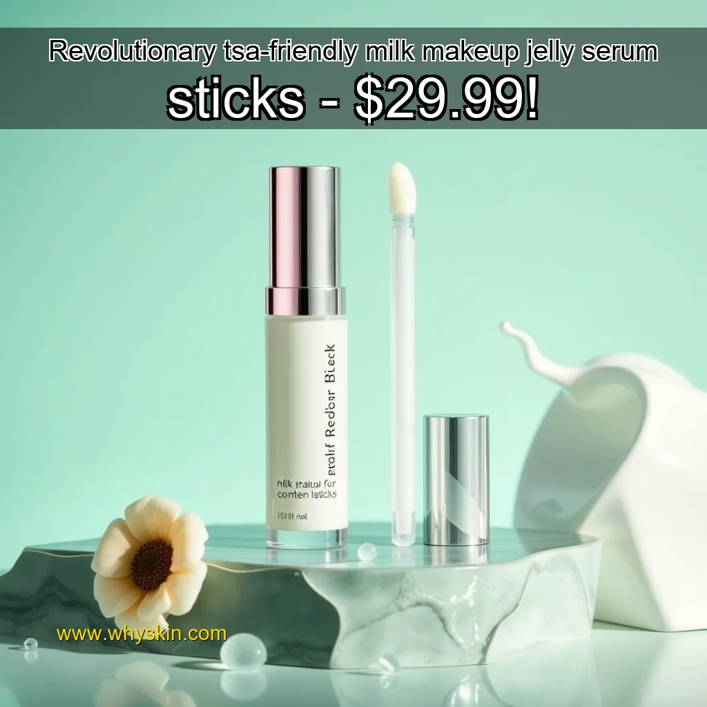 You are currently viewing Revolutionary tsa-friendly milk makeup jelly serum sticks – $29.99!