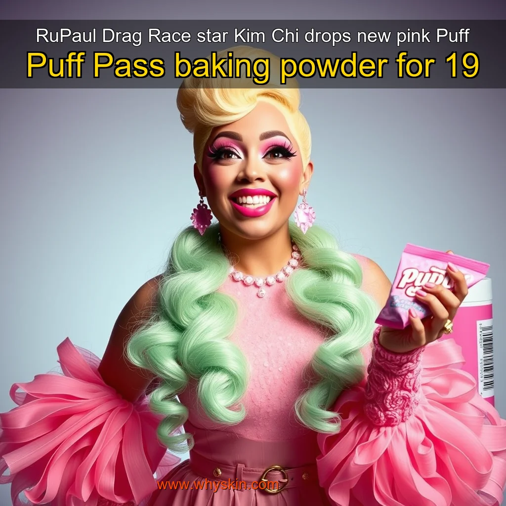 You are currently viewing RuPaul Drag Race star Kim Chi drops new pink Puff Puff Pass baking powder for 19