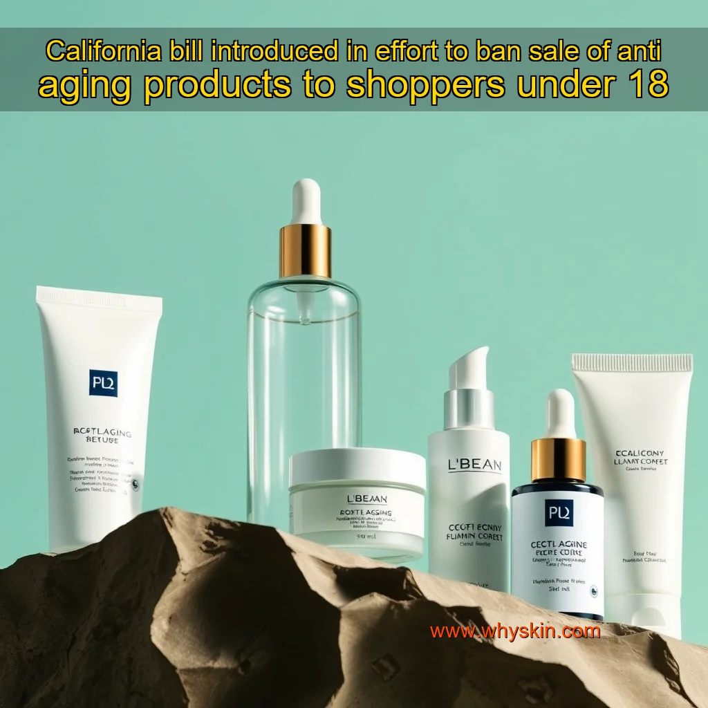 Read more about the article California bill introduced in effort to ban sale of anti  aging products to shoppers under 18