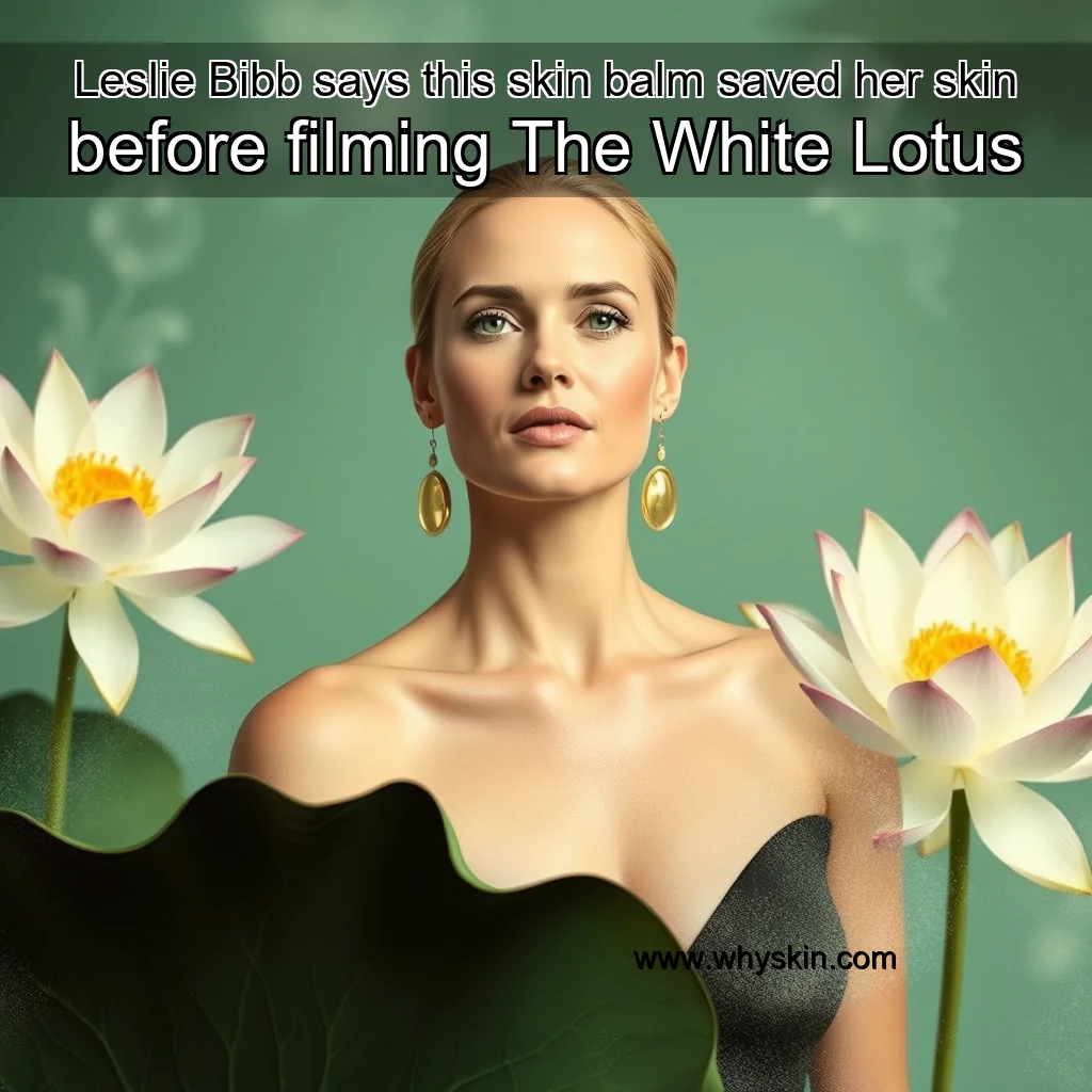 You are currently viewing Leslie Bibb says this skin balm saved her skin before filming The White Lotus
