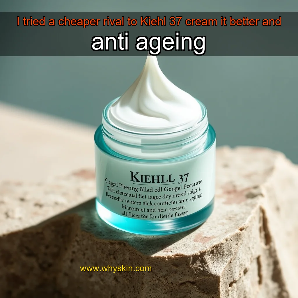 Read more about the article I tried a cheaper rival to Kiehl 37 cream  it better and anti  ageing
