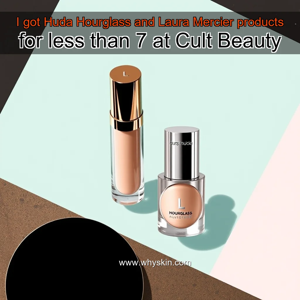 You are currently viewing I got Huda  Hourglass  and Laura Mercier products for less than 7 at Cult Beauty