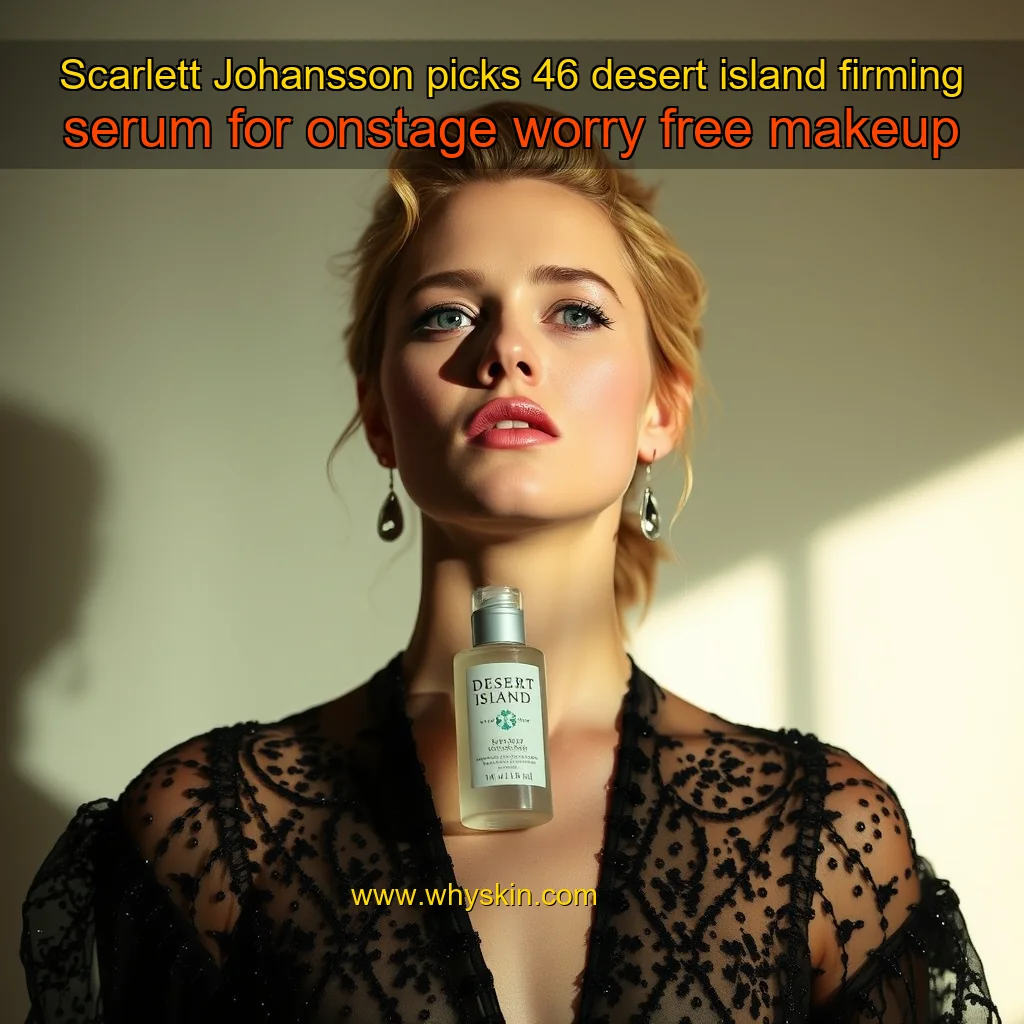 Read more about the article Scarlett Johansson picks 46 desert island firming serum for onstage worry  free makeup