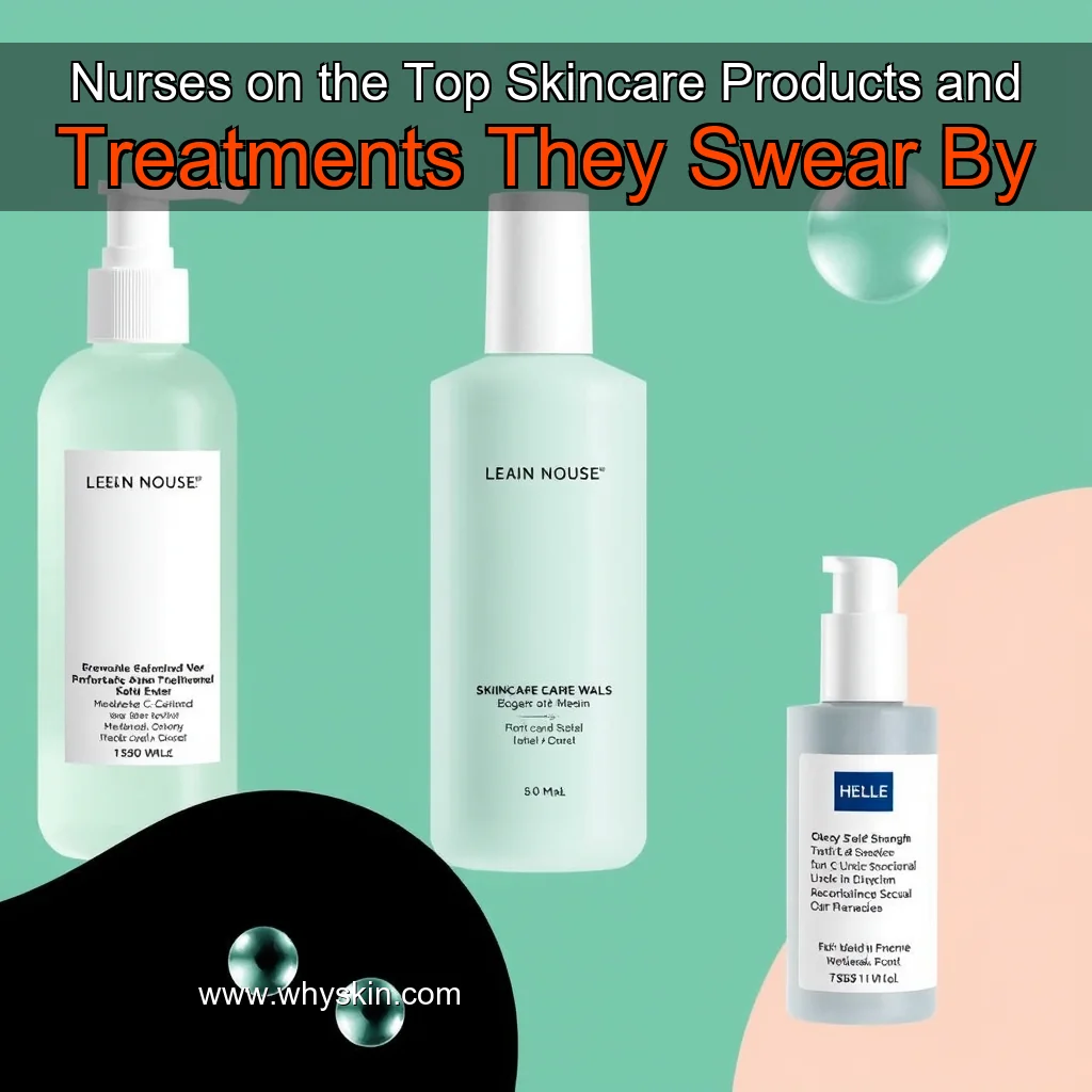 Read more about the article Nurses on the Top Skincare Products and Treatments They Swear By
