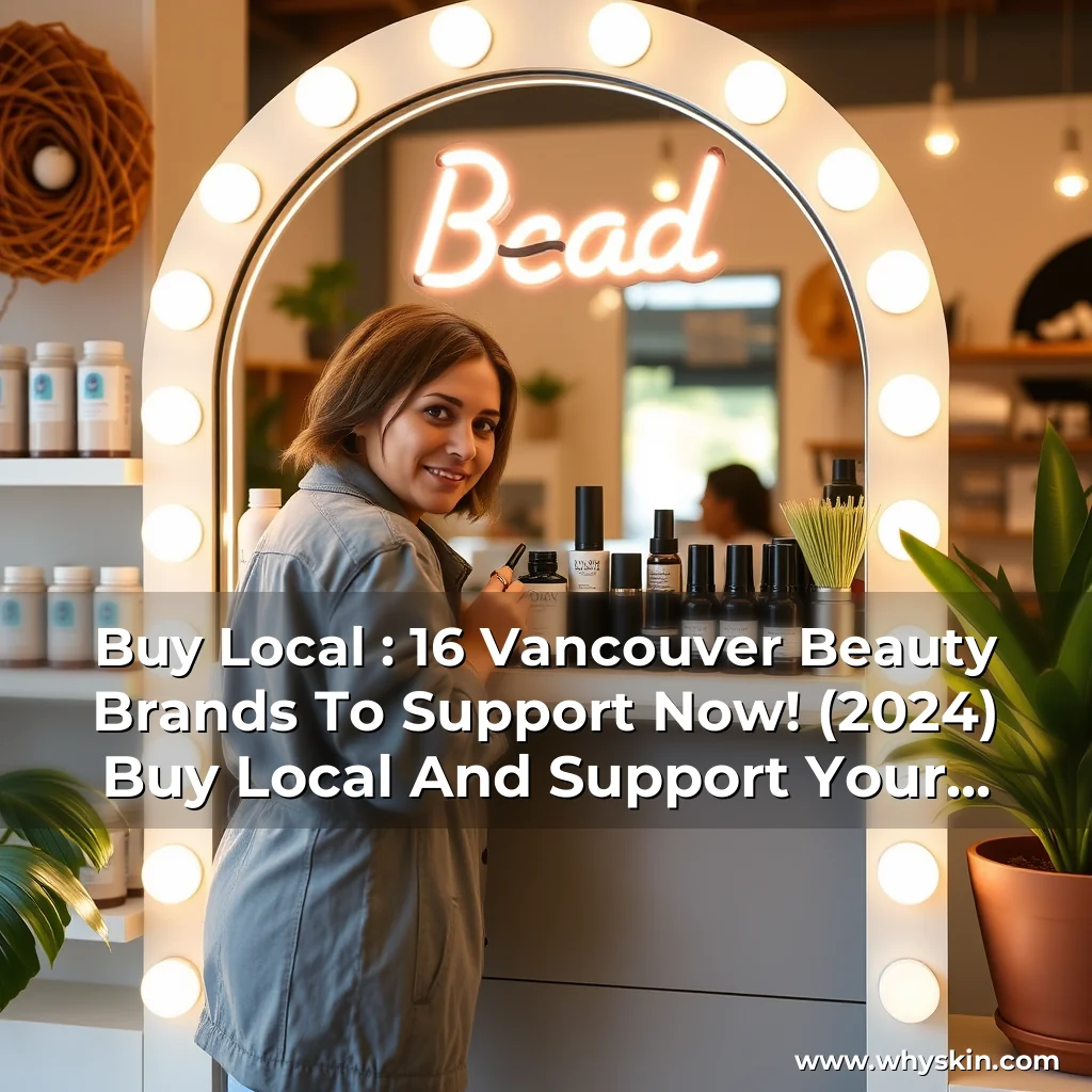 You are currently viewing Buy Local : 16 Vancouver Beauty Brands To Support Now! (2024) Buy Local And Support Your Community!
