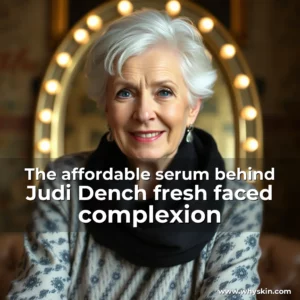 Read more about the article The affordable serum behind Judi Dench fresh  faced complexion