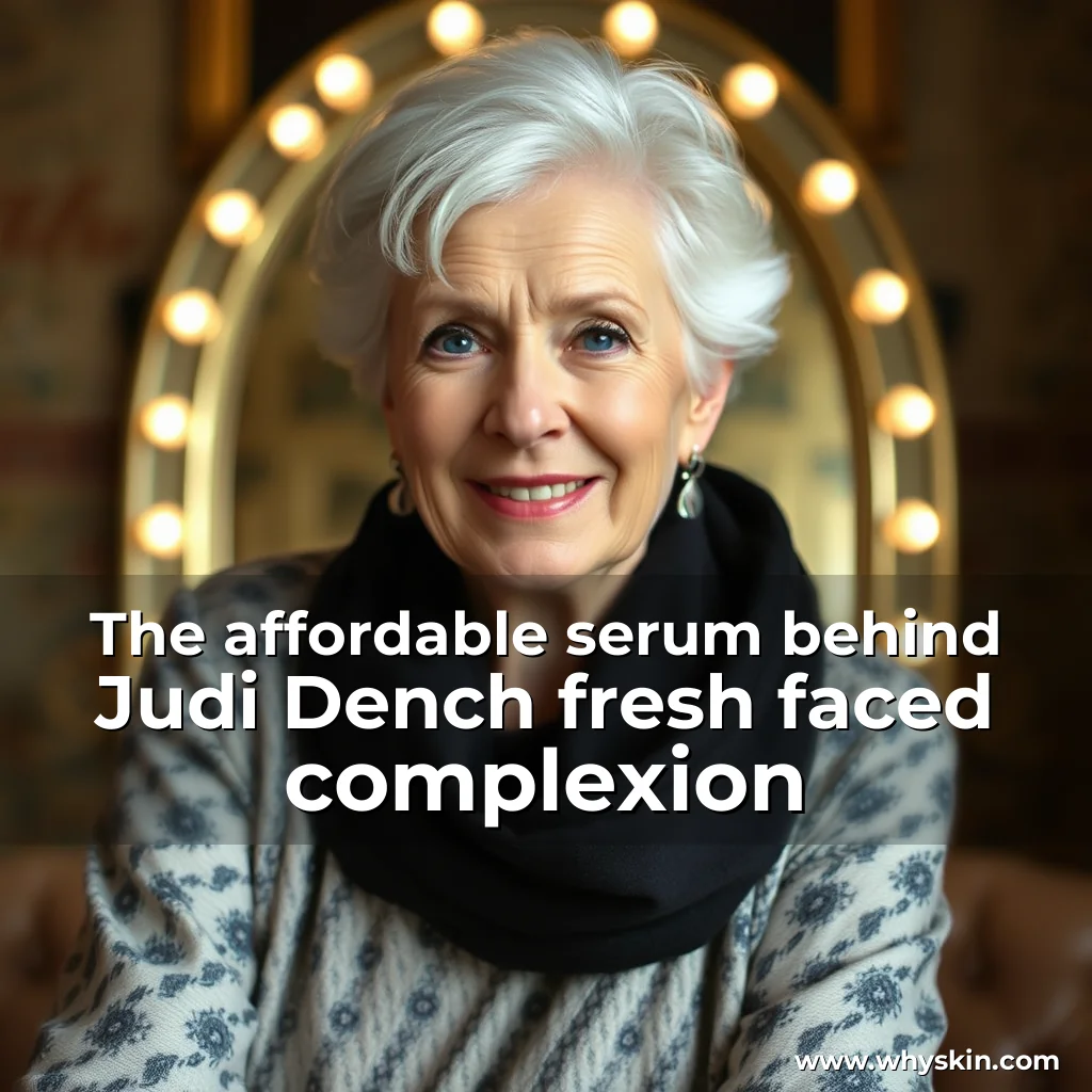 You are currently viewing The affordable serum behind Judi Dench fresh  faced complexion