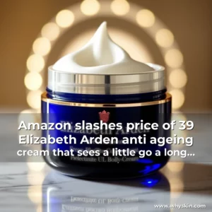 Artistic representation for Amazon slashes price of 39 Elizabeth Arden anti ageing cream that sees a little go a long way by 58