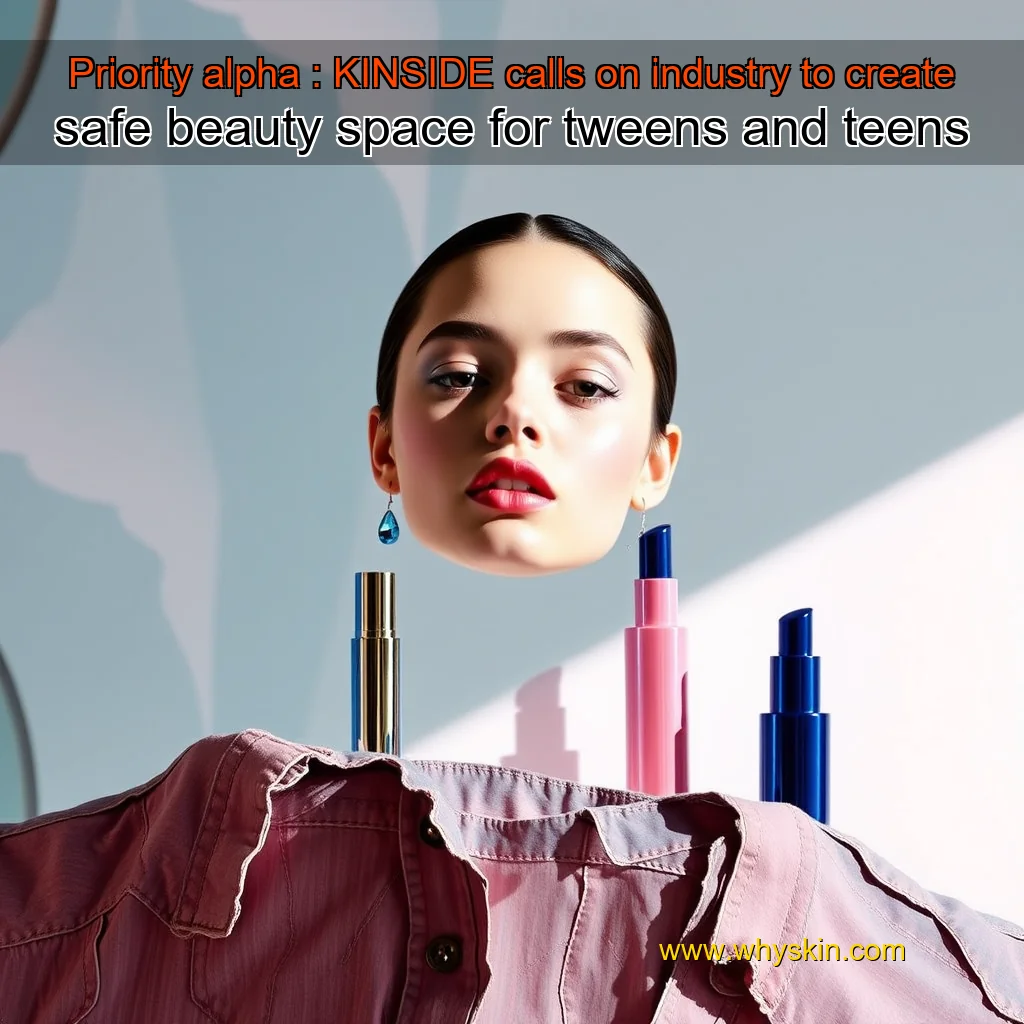 You are currently viewing Priority alpha : KINSIDE calls on industry to create safe beauty space for tweens and teens