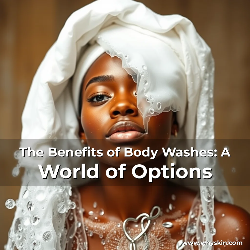Read more about the article The Benefits of Body Washes: A World of Options