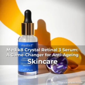 Artistic representation for Medik8 Crystal Retinal 3 Serum: A Game-Changer for Anti-Ageing Skincare