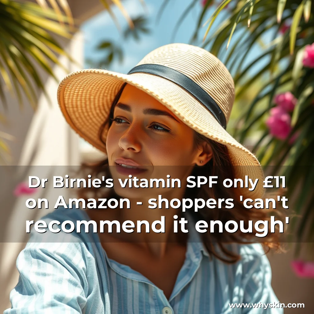 Read more about the article Dr Birnie’s vitamin SPF only £11 on Amazon – shoppers ‘can’t recommend it enough’