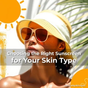 Artistic representation for Choosing the Right Sunscreen for Your Skin Type