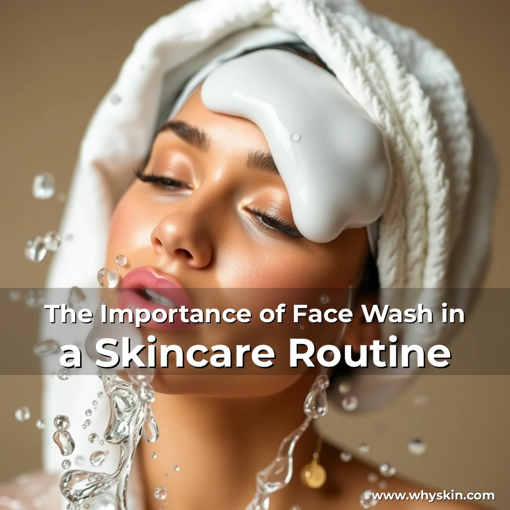 Read more about the article The Importance of Face Wash in a Skincare Routine