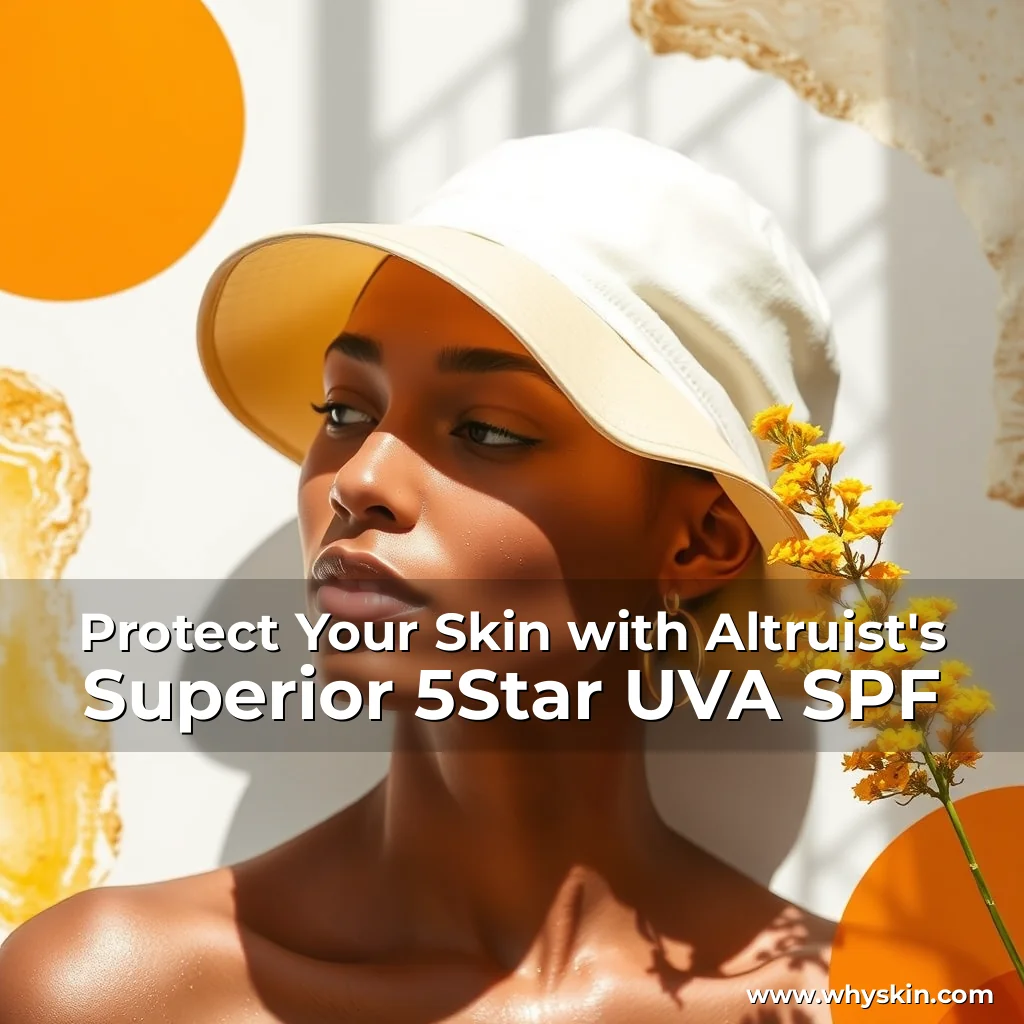 You are currently viewing Protect Your Skin with Altruist’s Superior 5Star UVA SPF