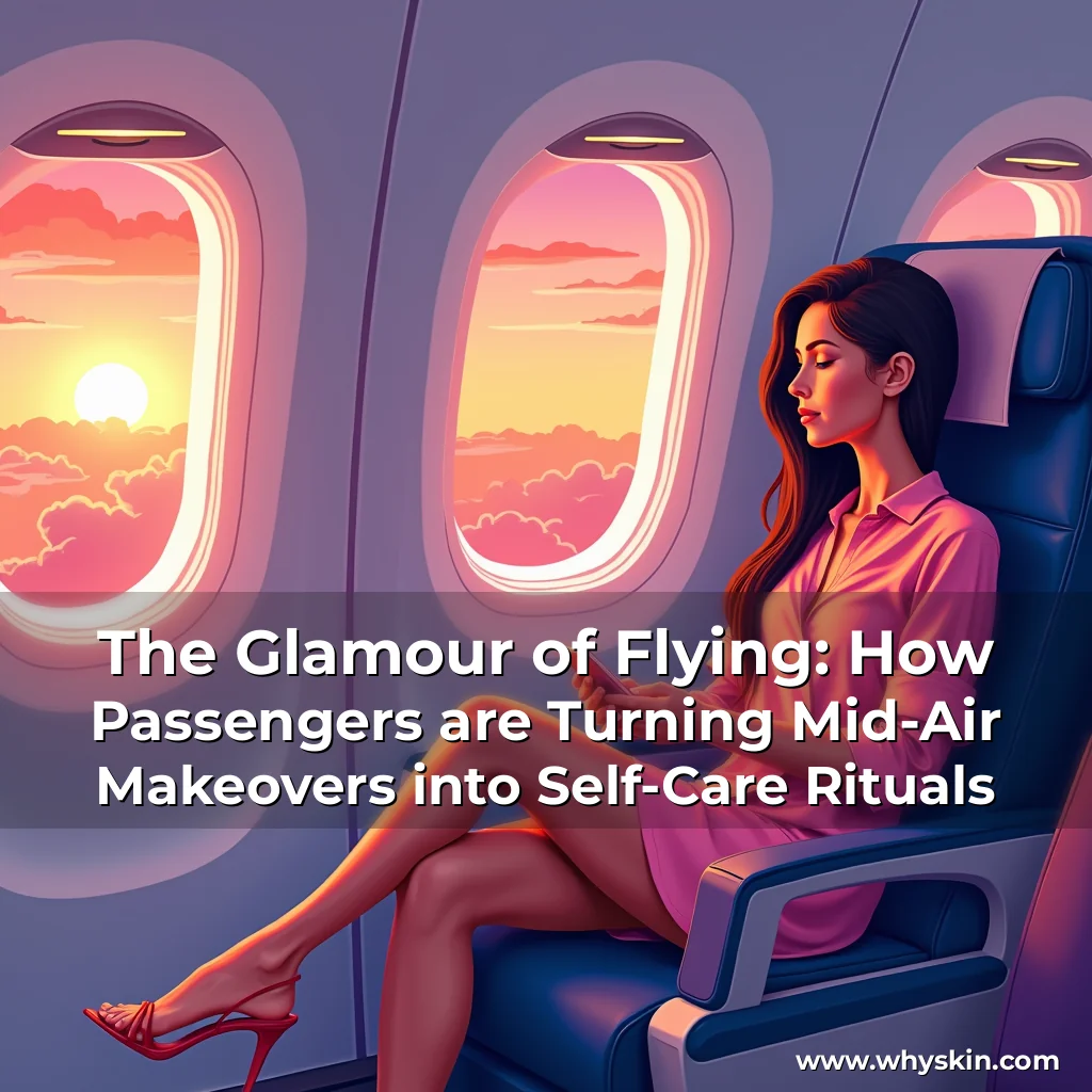 Read more about the article The Glamour of Flying: How Passengers are Turning Mid-Air Makeovers into Self-Care Rituals