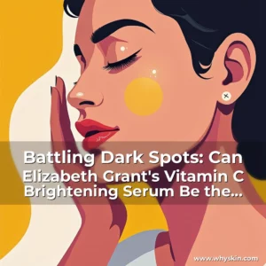 Read more about the article Battling Dark Spots: Can Elizabeth Grant’s Vitamin C Brightening Serum Be the Miracle Solution?