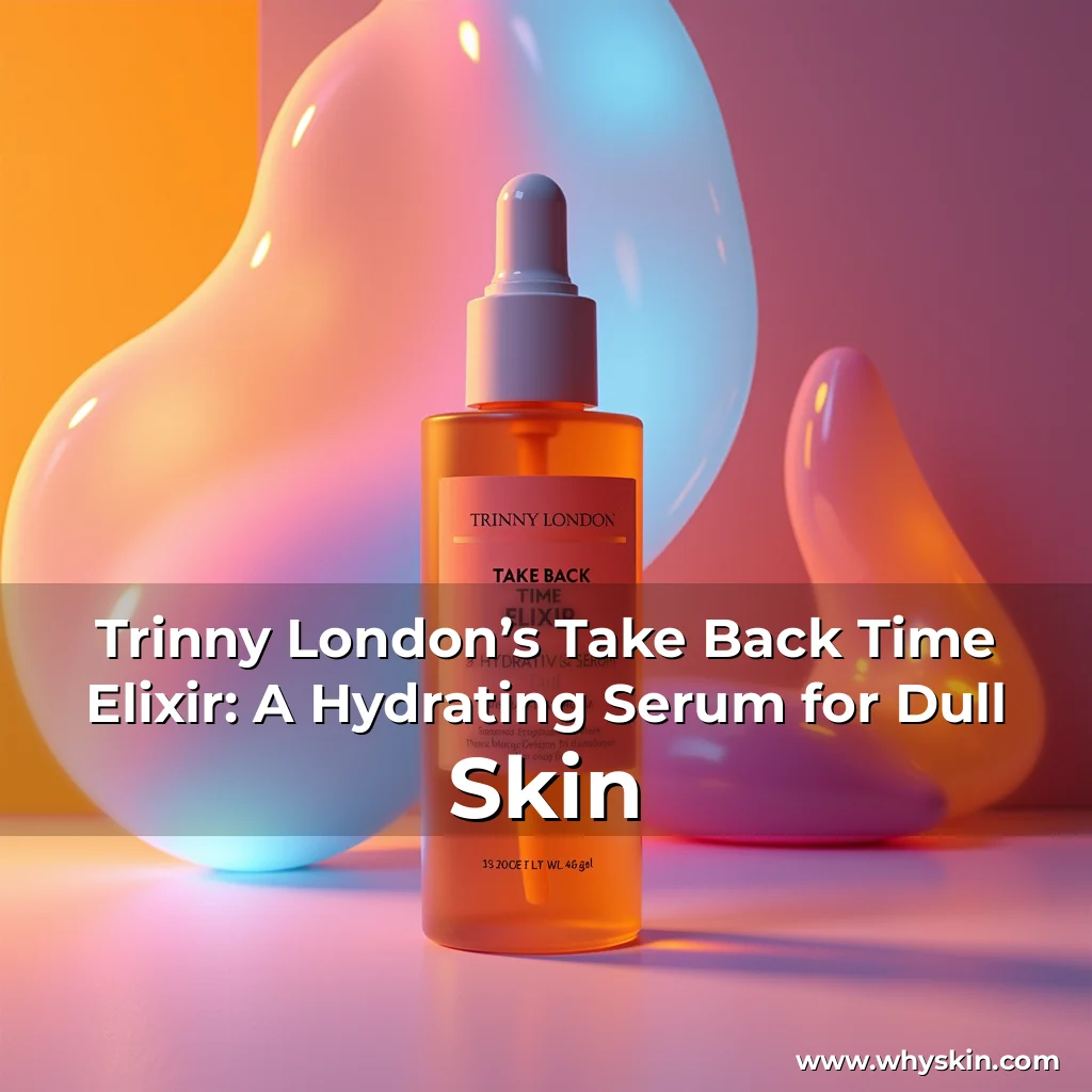 Read more about the article Trinny London’s Take Back Time Elixir: A Hydrating Serum for Dull Skin